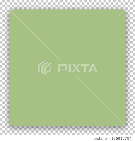 Sticky note-style paper material – Shadowed, transparent PNG, square design 126913794