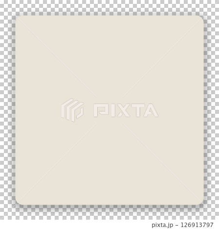 Sticky note-style paper material – Shadowed, transparent PNG, square design 126913797