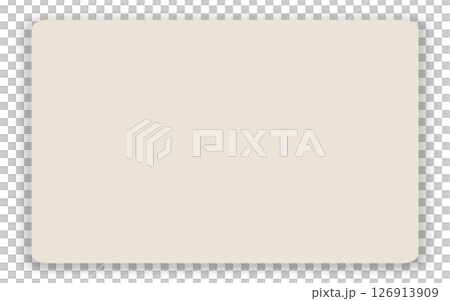 帶有陰影的矩形便簽 126913909