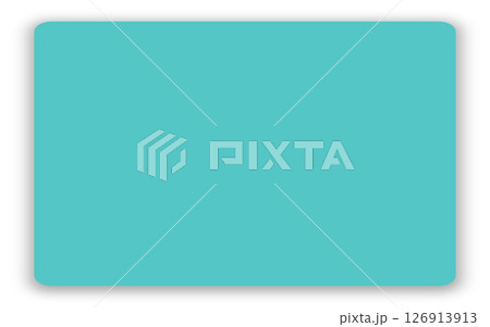 長方形の影付きメモ用紙素材／Rectangular Sticky Note with Shadow  126913913