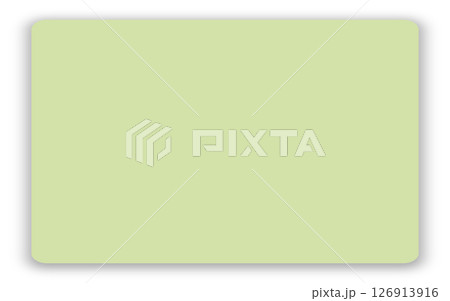 長方形の影付きメモ用紙素材／Rectangular Sticky Note with Shadow  126913916
