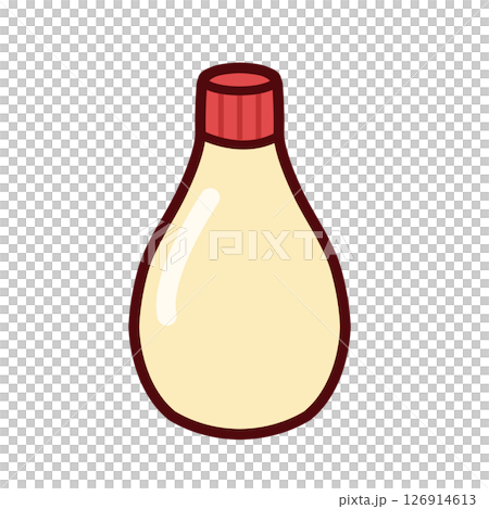 マヨネーズのイラスト 線画 マヨネーズのイラスト 線画 126914613