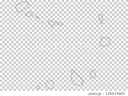 白地図 カーボベルデ 白地図 カーボベルデ 126914905