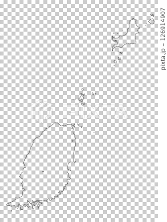 格瑞那達空白地圖 126914907
