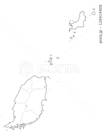白地図　グレナダ 126914908