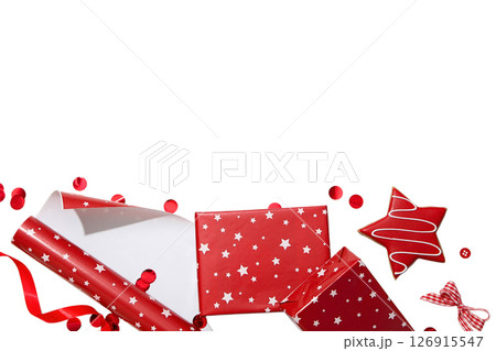 4 July holiday attributes, isolated on white background 4 July holiday attributes, isolated on white background 126915547