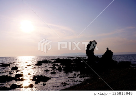 島原半島西海岸　両子岩 126915949