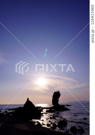 島原半島西海岸　両子岩 126915960