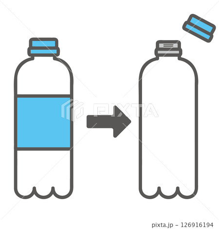 ペットボトル分別 126916194
