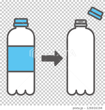 ペットボトル分別 126916194