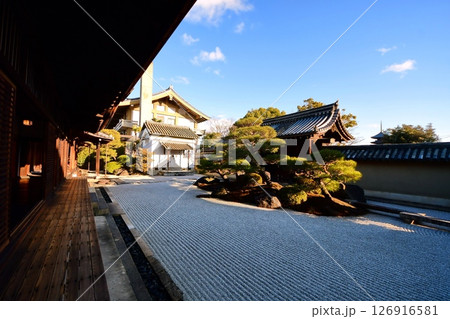 京都府　東寺 観智院・涅槃禄の庭「長者の庭」 京都市 南区 九条町　2022年2月 126916581