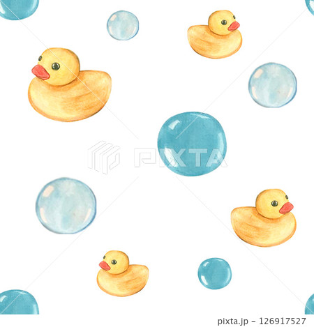 sea pattern  watercolor 126917527