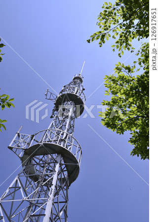 筑波山の電波塔 筑波山の電波塔 126917651