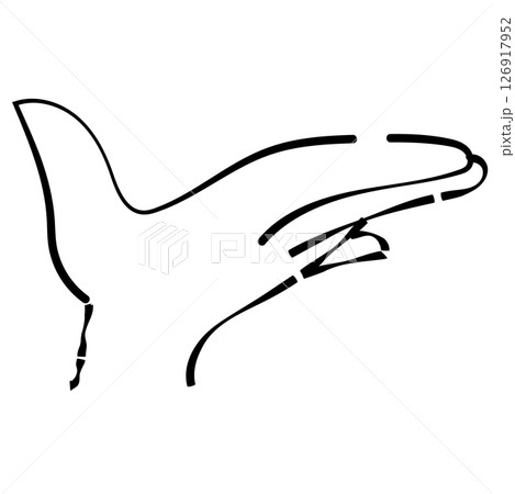 差し出す手のイラスト 差し出す手のイラスト 126917952
