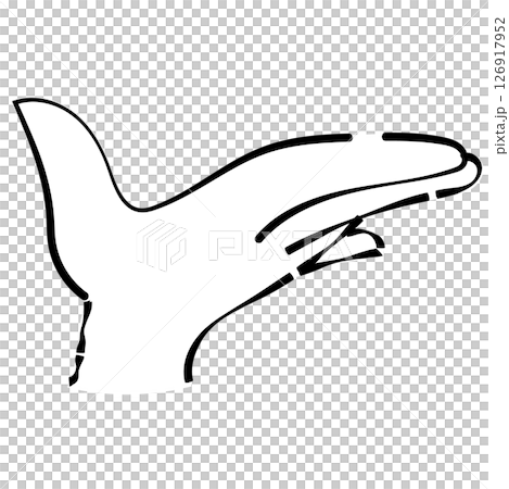 差し出す手のイラスト 差し出す手のイラスト 126917952