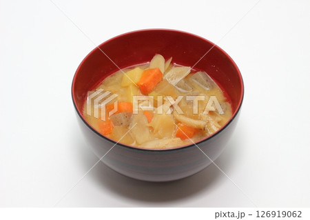 自家製の豚汁 自家製の豚汁 126919062