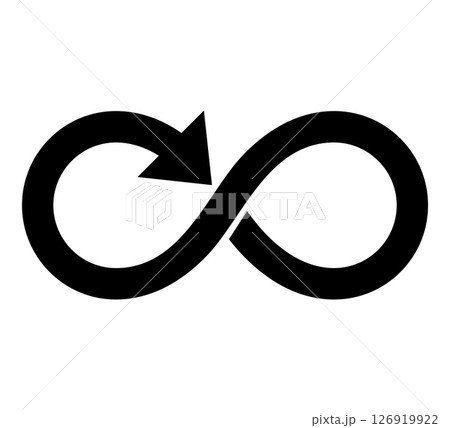 無限マークの矢印-2 126919922