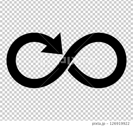 無限マークの矢印-2 126919922
