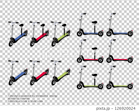 再生能源生活方式:電動滑板車 再生能源生活方式:電動滑板車 126920024