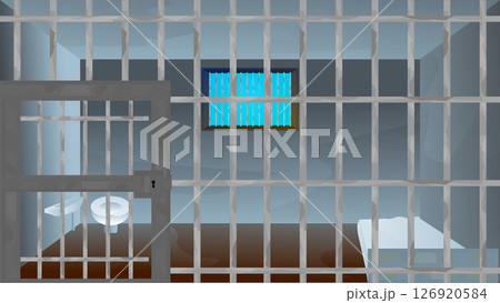牢屋の背景イラスト 126920584