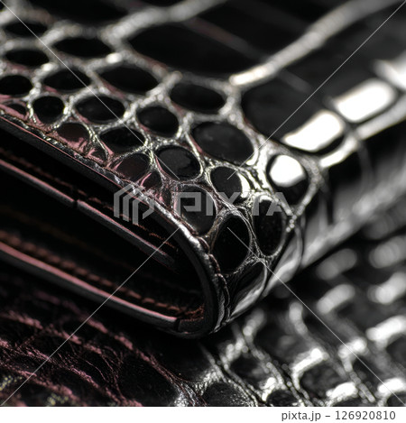 Your It Bag in black crocodile-embossed patent leather with rounded folded design 126920810