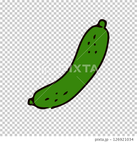 黃瓜插圖素材 黃瓜插圖素材 126921034