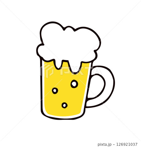 ビールのイラスト素材 126921037
