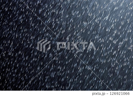 夜の雨の背景 126921066