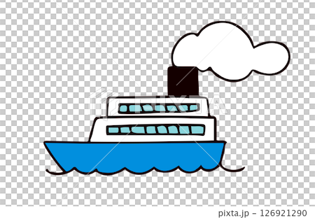 船のイラスト素材 船のイラスト素材 126921290