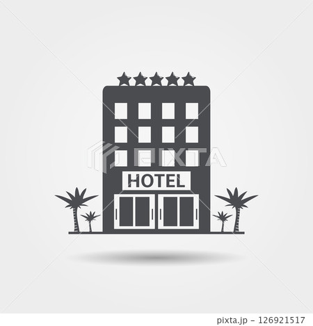 Five star hotel icon 126921517