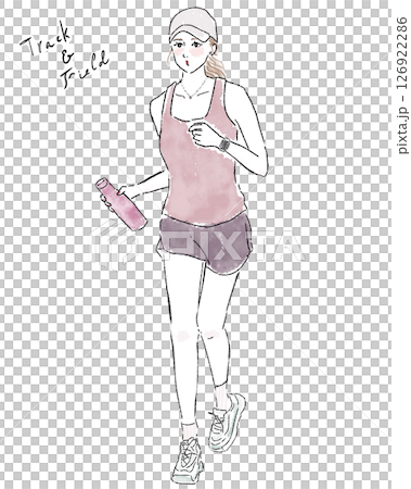 跑步的女人 跑步的女人 126922286