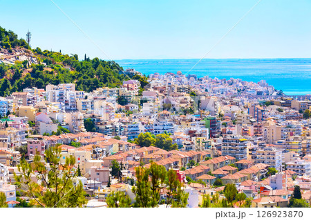Old city in Kavala, Greece 126923870