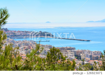 Old city in Kavala, Greece 126923871