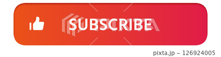 Vibrant red and orange gradient subscribe button featuring a white thumbs up icon, inviting viewers to follow and stay connected on various digital platforms and social media channels Vibrant red and orange gradient subscribe button featuring a white thumbs up icon, inviting viewers to follow and stay connected on various digital platforms and social media channels 126924005