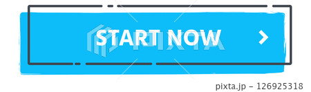 Blue button featuring an arrow signifies the start of an action, encouraging immediate engagement with new projects or business ventures, emphasizing urgency and opportunity Blue button featuring an arrow signifies the start of an action, encouraging immediate engagement with new projects or business ventures, emphasizing urgency and opportunity 126925318
