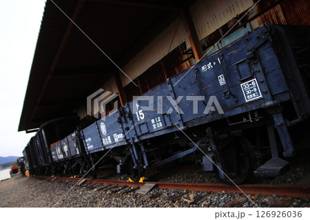 大正時代に製造された瀬戸電気鉄道ト1形貨車 大正時代に製造された瀬戸電気鉄道ト1形貨車 126926036