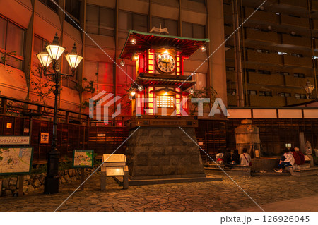 《愛媛県》坊っちゃんカラクリ時計・道後温泉 126926045