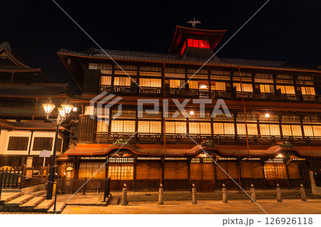 《愛媛県》夜の道後温泉 126926118