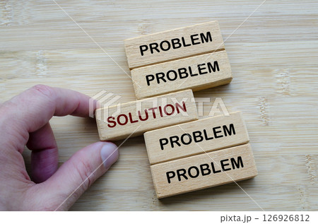 Problem Versus Solution, illustrating the shift from identifying problems to crafting solutions in decision making processes 126926812