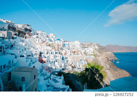 ギリシャのサントリーニ島の美しい風景(2025年) ギリシャのサントリーニ島の美しい風景(2025年) 126927252