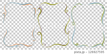 Hand drawn line art frames and borders for wedding invitations. Includes scalloped, wavy, and doodle styles in a vintage and retro design. Ideal for templates, cards, labels, and event prints. Hand drawn line art frames and borders for wedding invitations. Includes scalloped, wavy, and doodle styles in a vintage and retro design. Ideal for templates, cards, labels, and event prints. 126927595