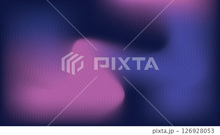 Abstract blue and pink fluid waves background.Vector illustration 126928053