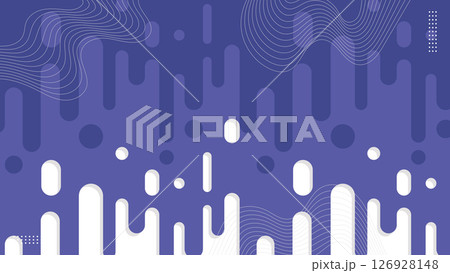 Abstract Blue Rounded Lines Background with Abstract Dashes and Dots. Abstract Blue Rounded Lines Background with Abstract Dashes and Dots. 126928148