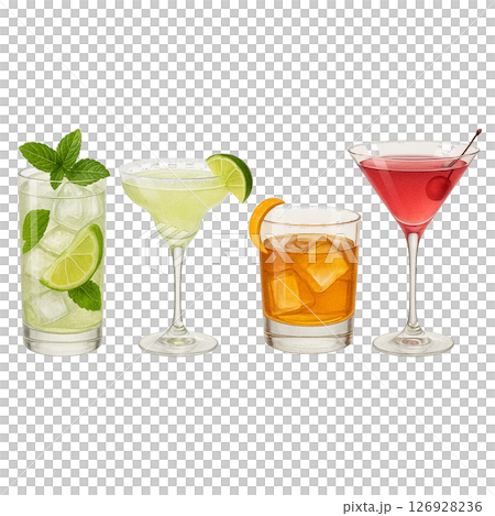 飲み会、お酒のイラスト素材 飲み会、お酒のイラスト素材 126928236