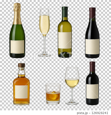 飲酒會、酒精插圖素材 126928241