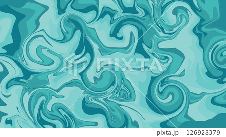 Green marble and liquid abstract background 126928379