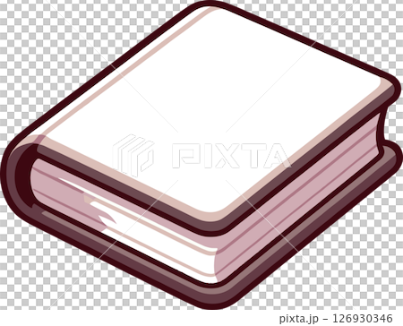 白い本のイラスト 126930346