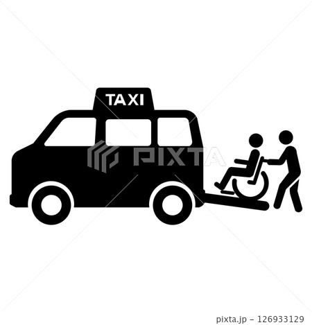 介護タクシーのアイコン 126933129