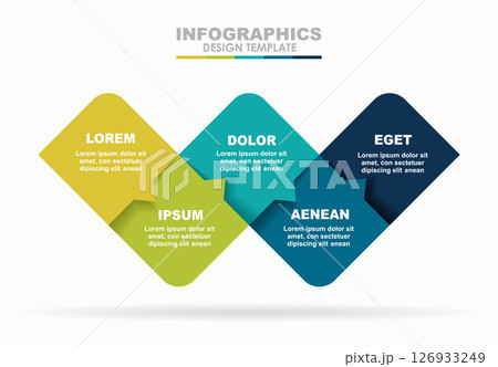 Infographic design template with place for your data. Vector illustration. 126933249