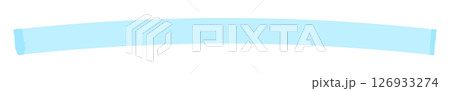 水色の蛍光ペン・ラインマーカーの線 - シンプルなアンダーライン・あしらいのデザインパーツ素材 水色の蛍光ペン・ラインマーカーの線 - シンプルなアンダーライン・あしらいのデザインパーツ素材 126933274